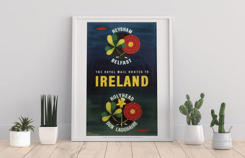 Royal Mail Routes To Ireland - 11X14inch Premium Art Print