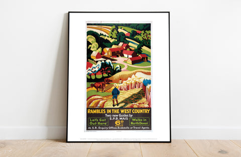 Rambles In The West Country - Walks In North Devon Art Print