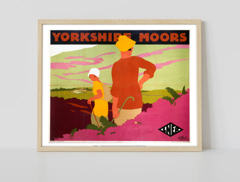 Yorkshire Moors - Lner - 11X14inch Premium Art Print