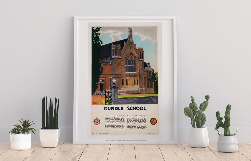 Oundle School - 11X14inch Premium Art Print