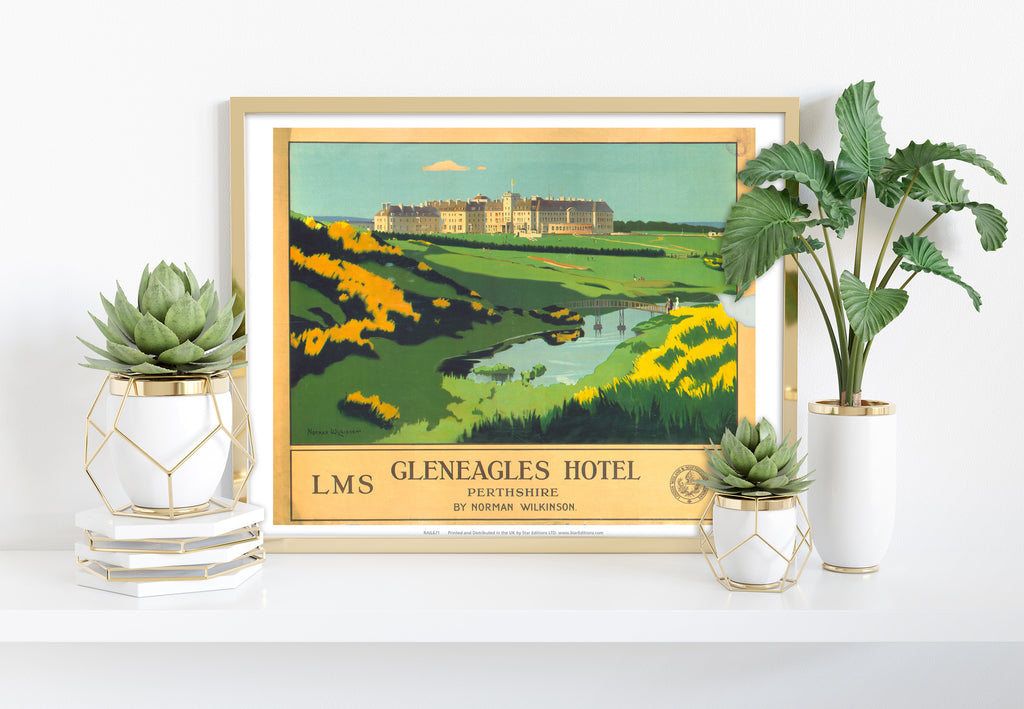 Gleneagles Hotel, Perthshire - 11X14inch Premium Art Print