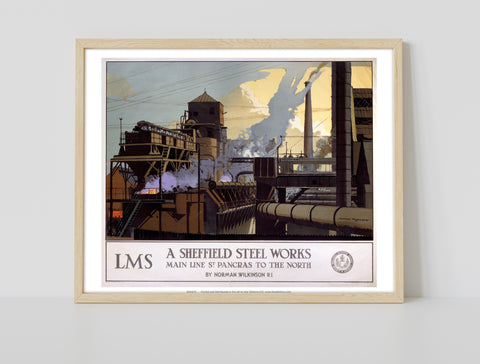 Sheffield Steel Works- Art Print