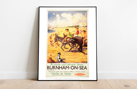 Burnham-On-Sea - For Leisure And Pleasure - Art Print