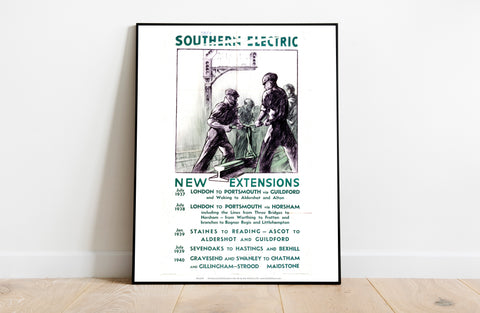 New Extension Dates - Southern Electric - Premium Art Print