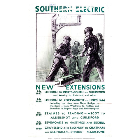 New Extension dates - Southern Eletric 24" x 32" Matte Mounted Print