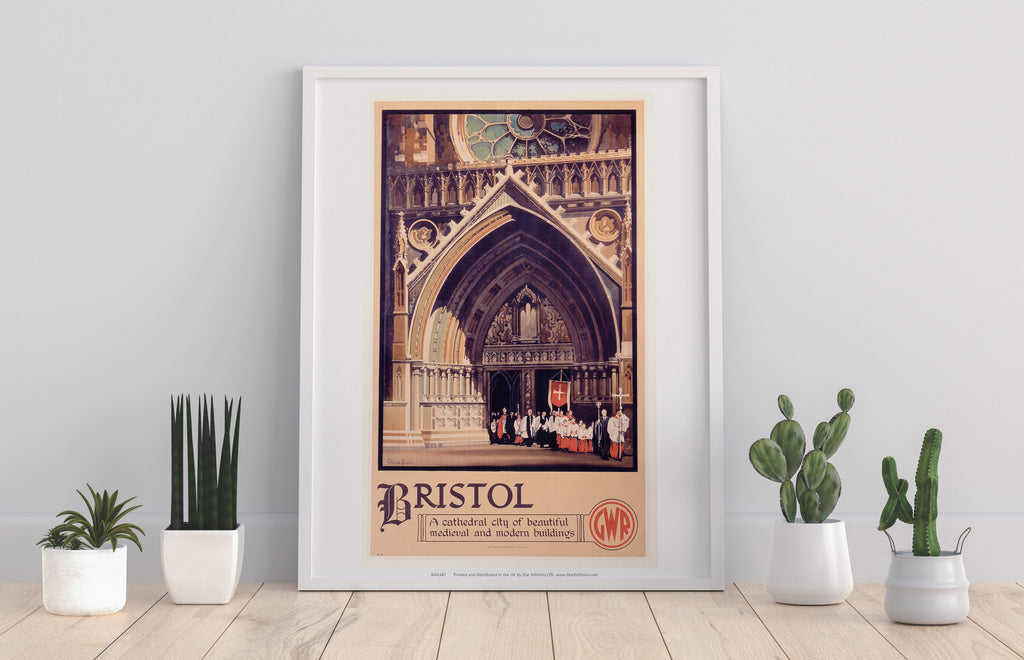 Bristol - A Cathedral City - 11X14inch Premium Art Print