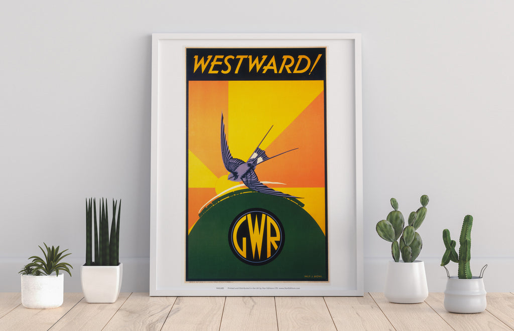 Westward! - Gwr - 11X14inch Premium Art Print