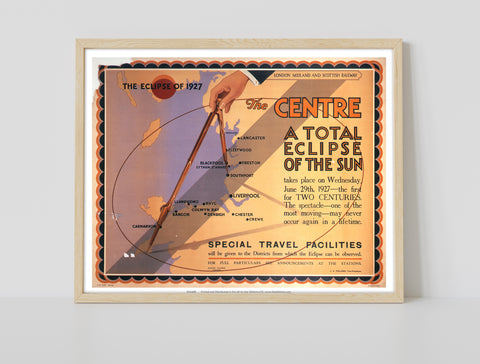 The Eclipse Of 1927 - A Total Eclipse Of The Sun Art Print