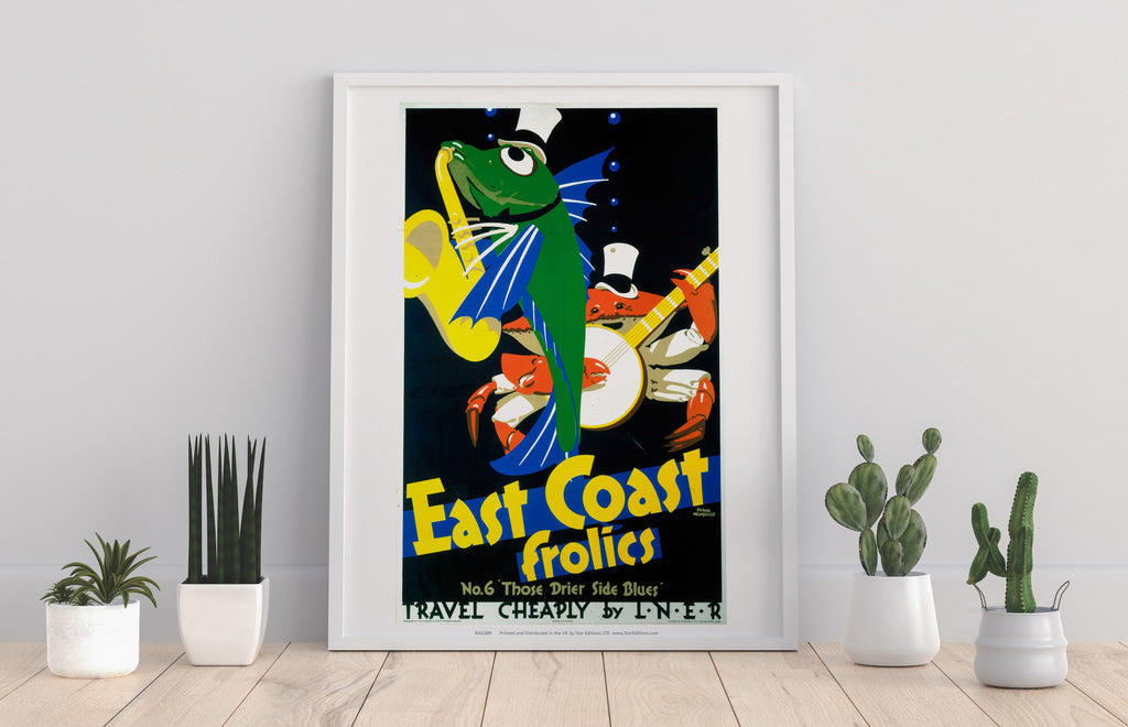 East Coast Frolics No 6 - 11X14inch Premium Art Print