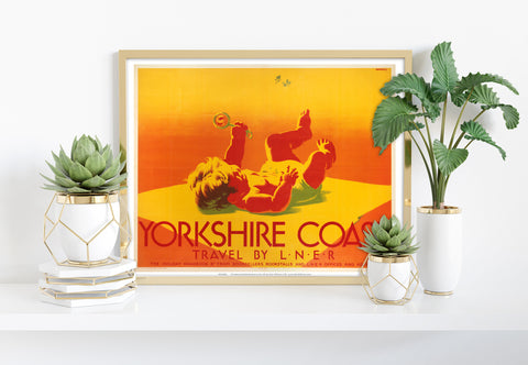 Yorkshire Coast - Baby. Travel By Lner - Premium Art Print