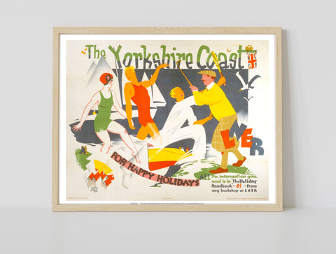 Yorkshire Coast For Happy Holidays -Lner - 11X14inch Premium Art Print