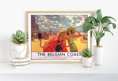 The Belgian Coast Via Harwich - 11X14inch Premium Art Print
