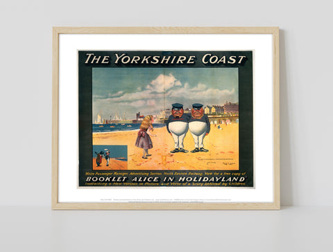 Alice In Holidayland - The Yorkshire Coast - Art Print