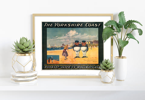 Alice In Holidayland - The Yorkshire Coast - Art Print