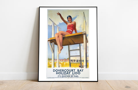 Dovercourt Bay Holiday Lido - 11X14inch Premium Art Print