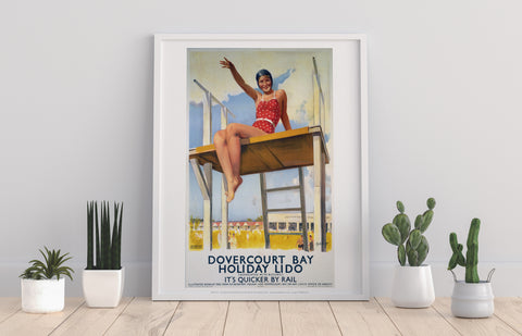 Dovercourt Bay Holiday Lido - 11X14inch Premium Art Print