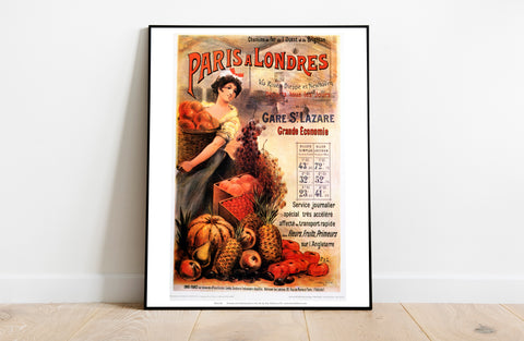 Paris A Londres - Grande Economie - 11X14inch Premium Art Print