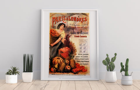 Paris A Londres - Grande Economie - 11X14inch Premium Art Print