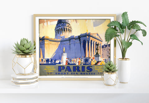 Paris - Short Sea Routes Sr - 11X14inch Premium Art Print