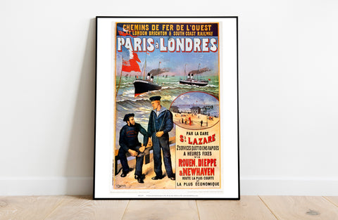 Paris A Londres - Sailors Par La Gare - Premium Art Print