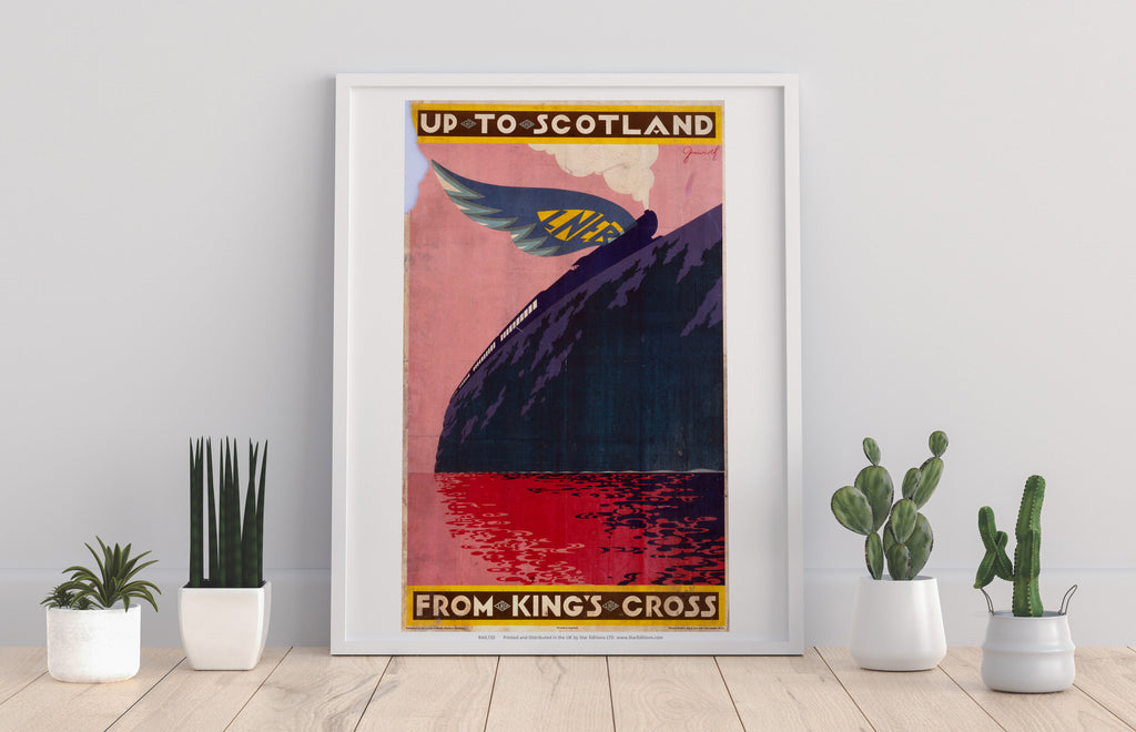 From Kings Cross Up To Scotland - Lner - Premium Art Print