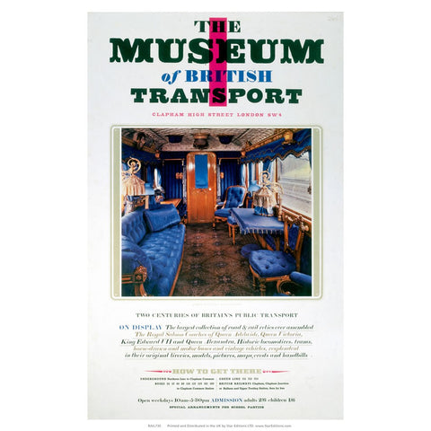 The Museum of British Transport - Clapham High steer Royal Carriae 24" x 32" Matte Mounted Print