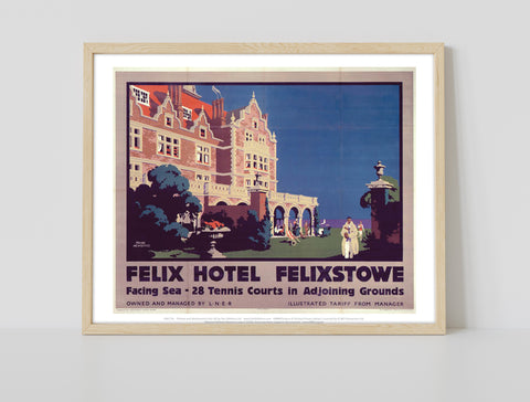 Felix Hotel In Felixstowe, Lner - Art Print