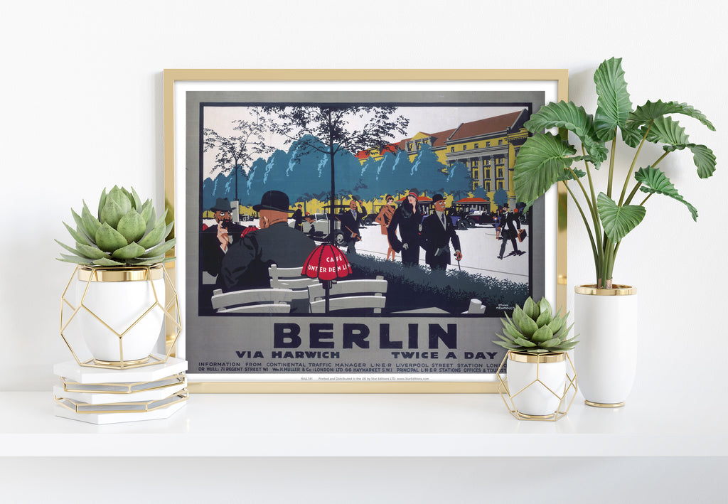 Berlin Via Harwich Twice A Day - 11X14inch Premium Art Print