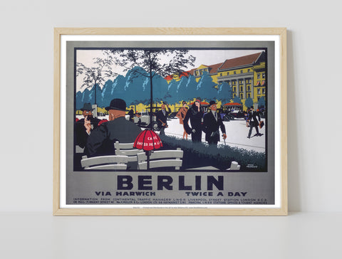 Berlin Via Harwich Twice A Day - 11X14inch Premium Art Print