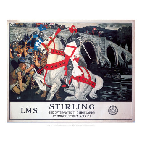 Stirling - Gateway to the highlands LMS 24" x 32" Matte Mounted Print