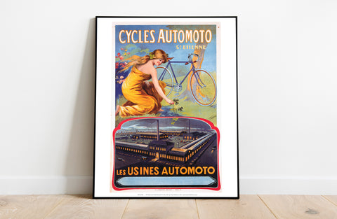 Cycles Automoto - Les Usines Automoto - Premium Art Print