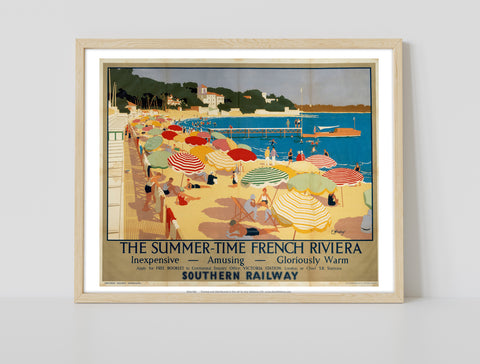 Summer-Time French Riviera - Art Print