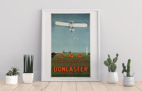 Englands First Aviation Races At Doncaster - Gnr Art Print