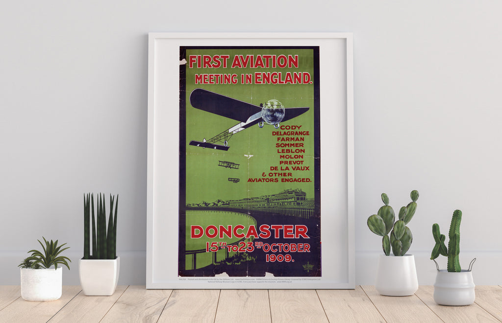 First Aviation Meeting In England - Doncaster - Art Print
