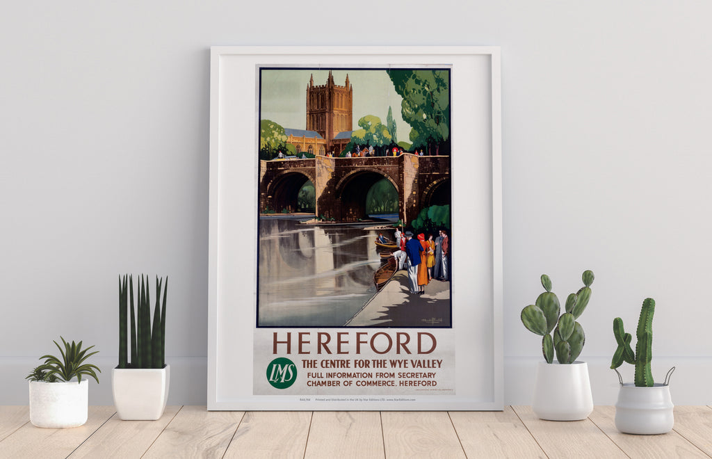 Hereford The Center For The Wye Valley - Lms - Art Print
