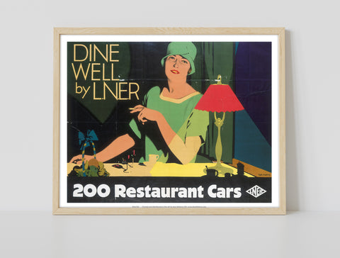 Dine Well By Lner - 11X14inch Premium Art Print