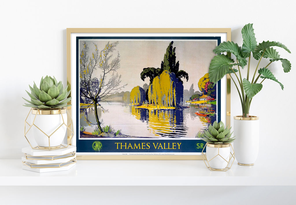 Thames Valley - Gwr And Southern Railway - 11X14inch Premium Art Print