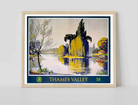 Thames Valley - Gwr And Southern Railway - 11X14inch Premium Art Print