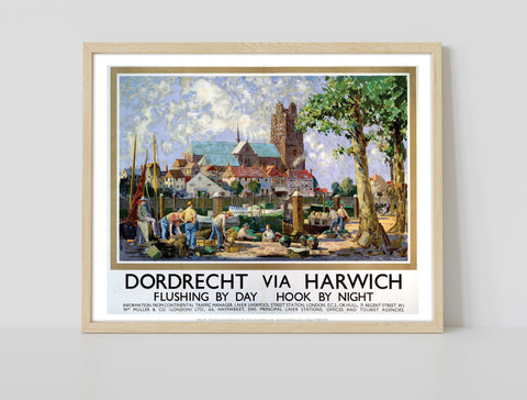 Dordrecht Via Harwich - 11X14inch Premium Art Print