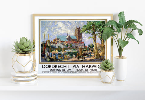 Dordrecht Via Harwich - 11X14inch Premium Art Print