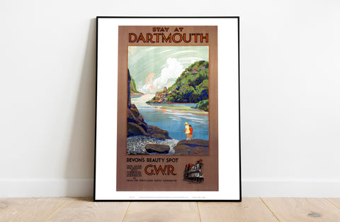 Stay At Dartmouth - Devon's Beauty Spot - Premium Art Print