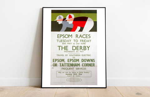 Epsom Races - The Derby - 11X14inch Premium Art Print