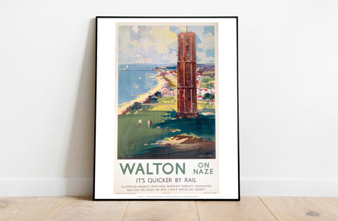 Walton-On-Naze, Quicker By Rail - 11X14inch Premium Art Print