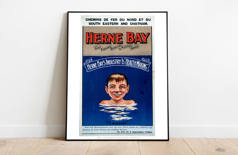 Herne Bay -Golf Fishing Bathing And Military Bands Art Print