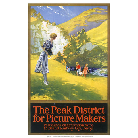 The Peak District for Picture makers - Hillside family 24" x 32" Matte Mounted Print