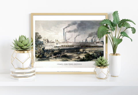 Cyclops Steel Works Sheffield - 11X14inch Premium Art Print