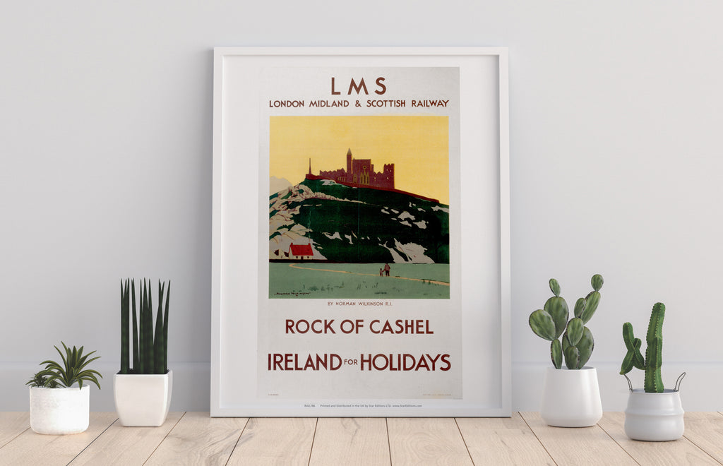 Ireland For Holidays - Rock Of Cashel - Premium Art Print