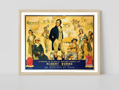Robert Burns - See Scotland By Train - Premium Art Print