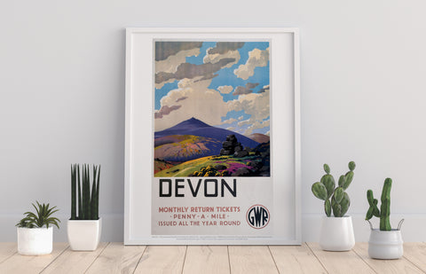 Devon - Penny-A-Mile - 11X14inch Premium Art Print