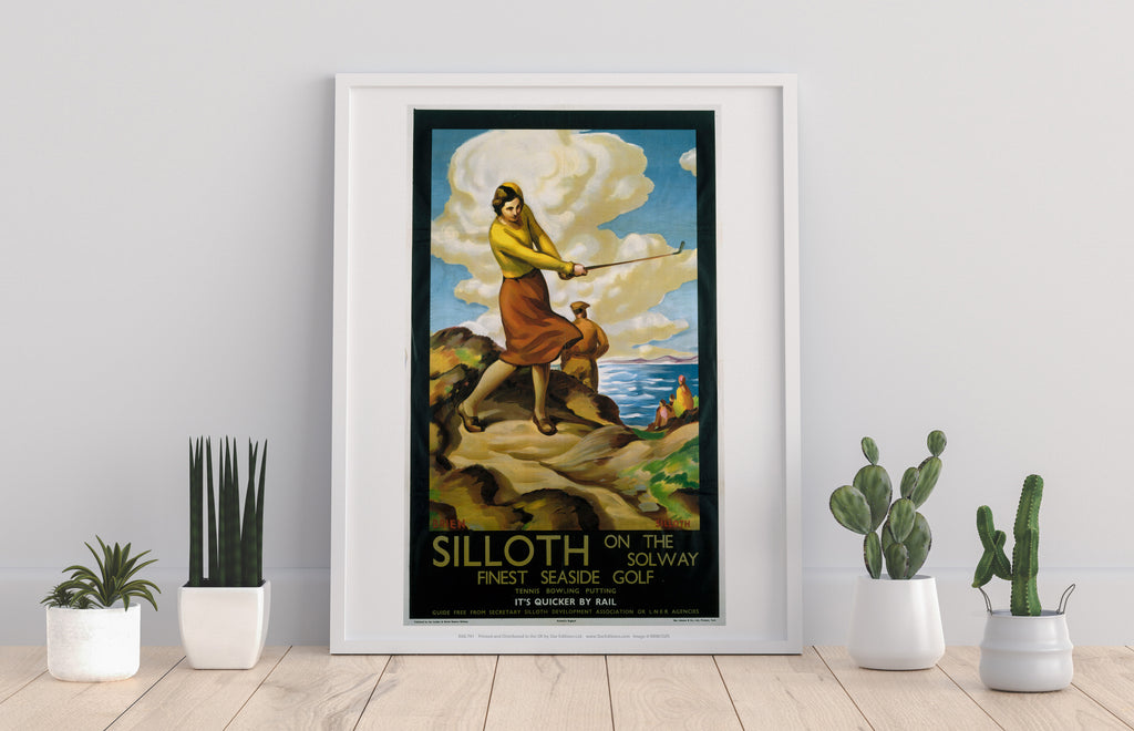 Silloth On The Solway - Finest Seaside Golf - Art Print